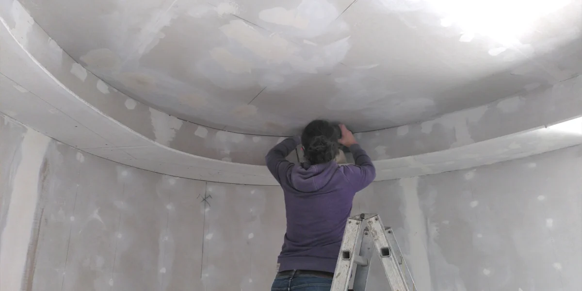 Schleifarbeiten in der Ellipse