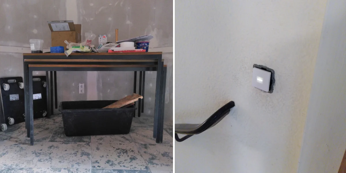 Steckdosen und Lichtschalter