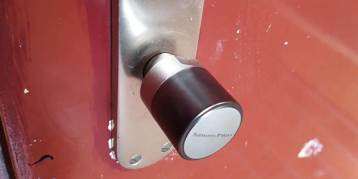 Elektrischer Schließzylinder in Tür