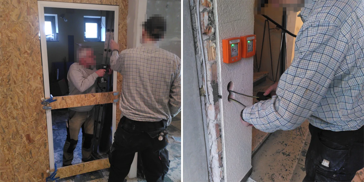 Ein neuer Türrahmen